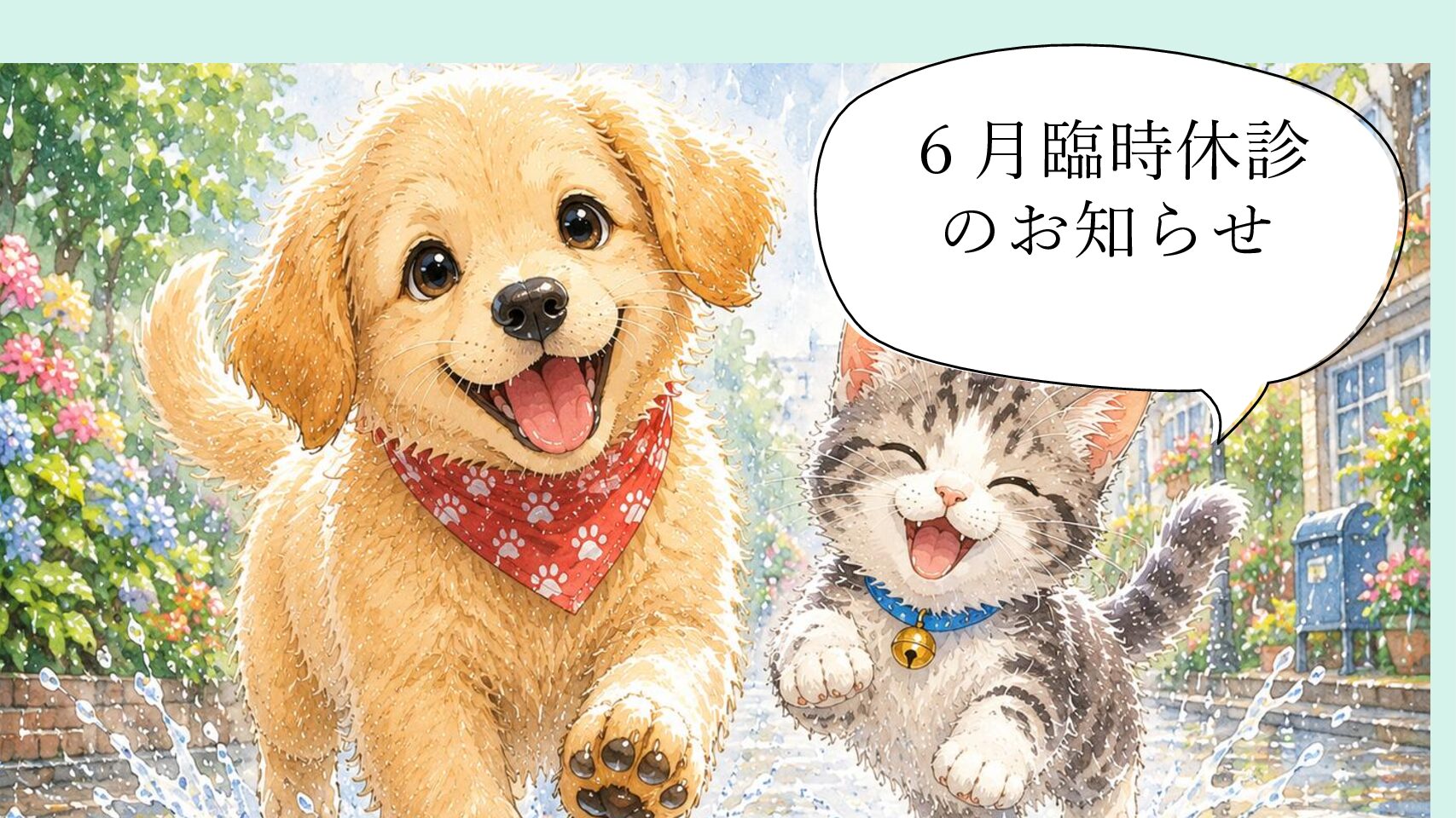 ６月臨時休診のお知らせ